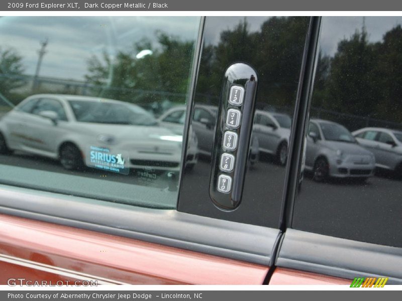Dark Copper Metallic / Black 2009 Ford Explorer XLT