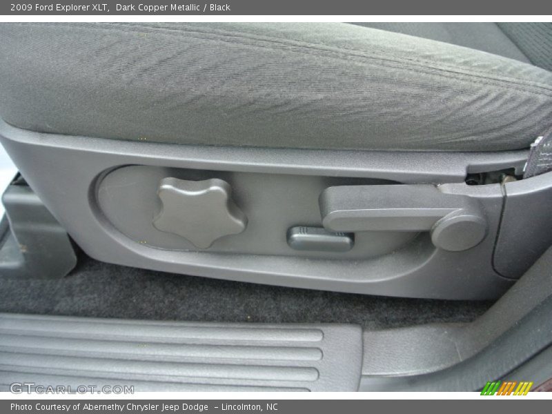 Dark Copper Metallic / Black 2009 Ford Explorer XLT