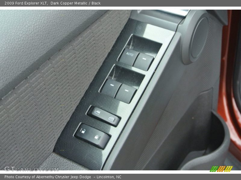 Dark Copper Metallic / Black 2009 Ford Explorer XLT