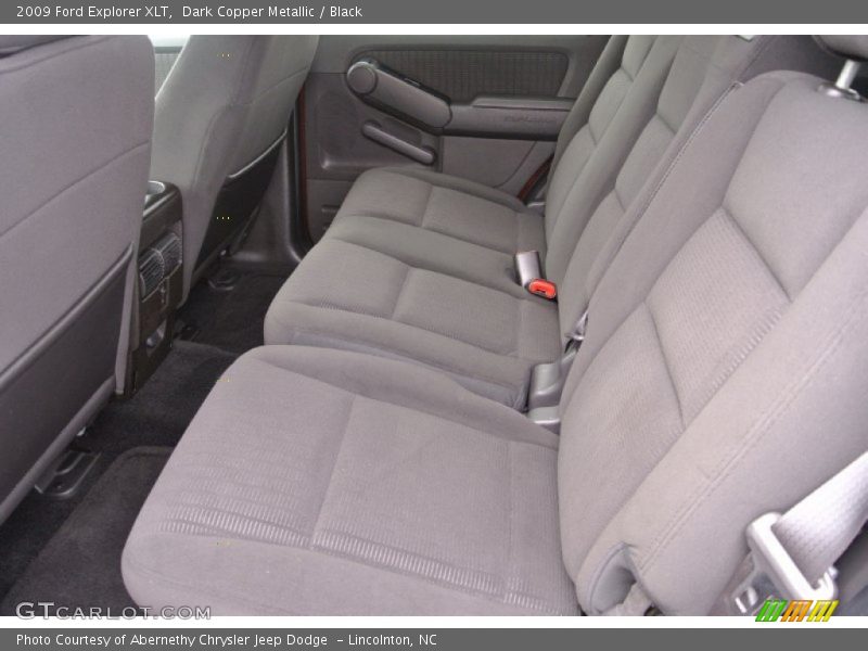 Dark Copper Metallic / Black 2009 Ford Explorer XLT