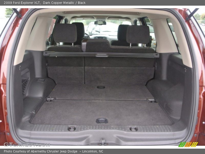 Dark Copper Metallic / Black 2009 Ford Explorer XLT