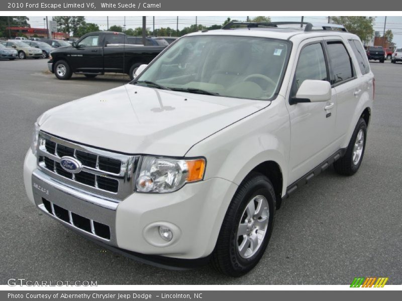 White Suede / Camel 2010 Ford Escape Limited V6