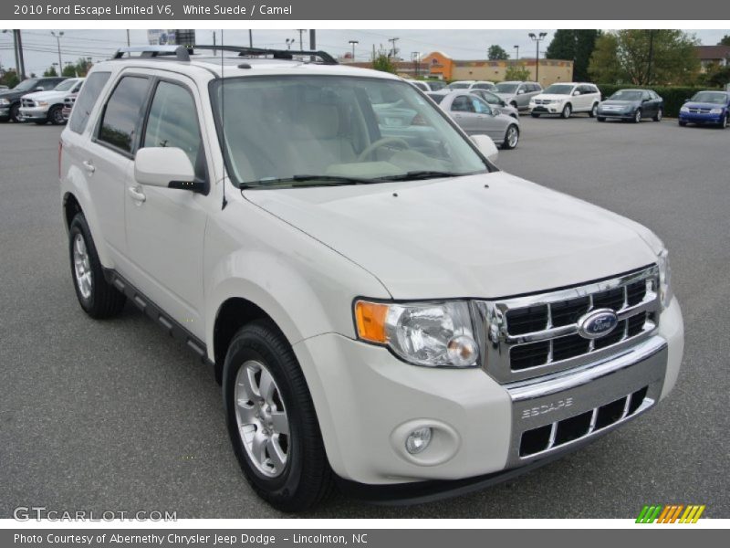 White Suede / Camel 2010 Ford Escape Limited V6