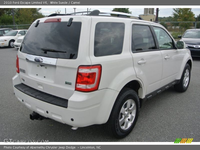 White Suede / Camel 2010 Ford Escape Limited V6