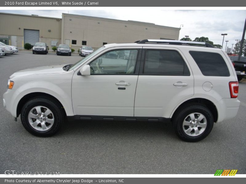 White Suede / Camel 2010 Ford Escape Limited V6