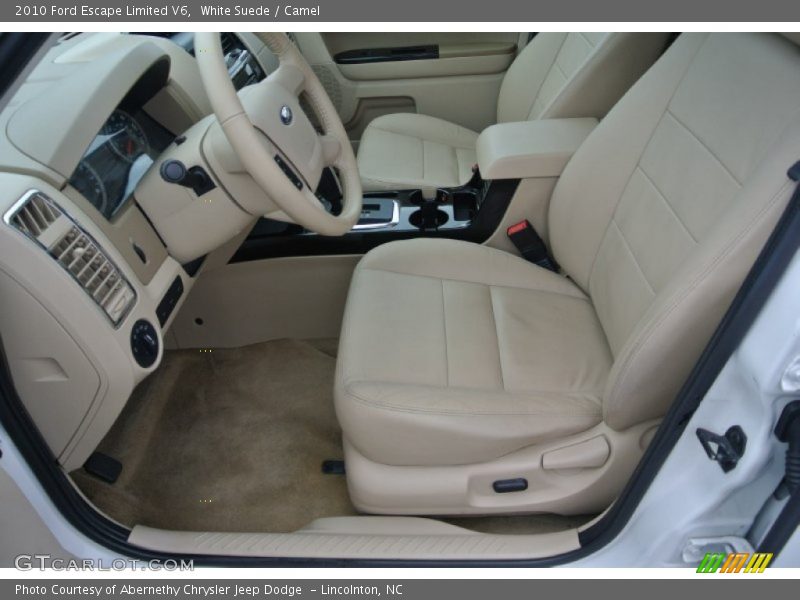 White Suede / Camel 2010 Ford Escape Limited V6