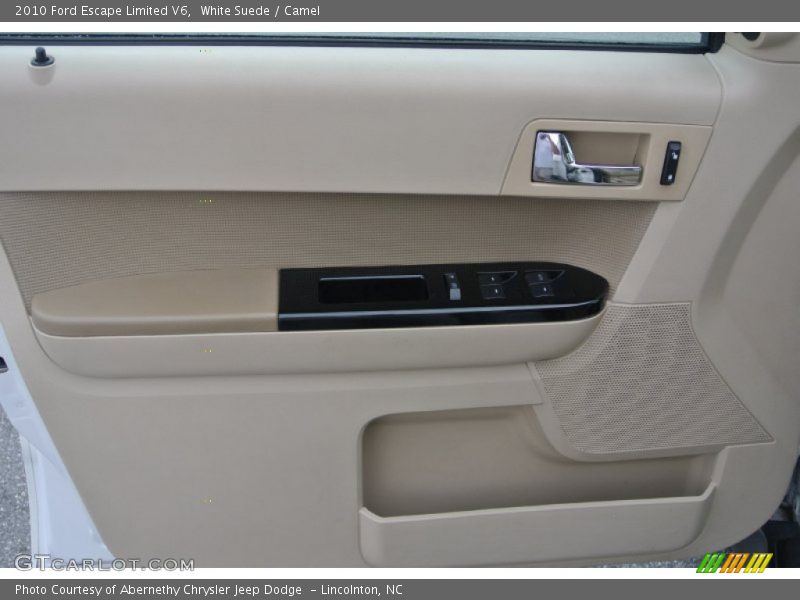 White Suede / Camel 2010 Ford Escape Limited V6