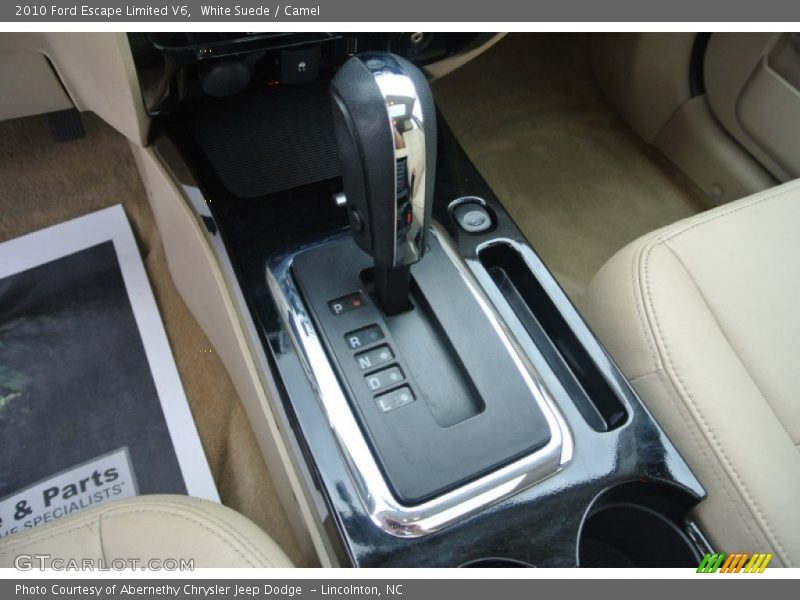 White Suede / Camel 2010 Ford Escape Limited V6