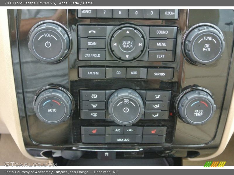 White Suede / Camel 2010 Ford Escape Limited V6