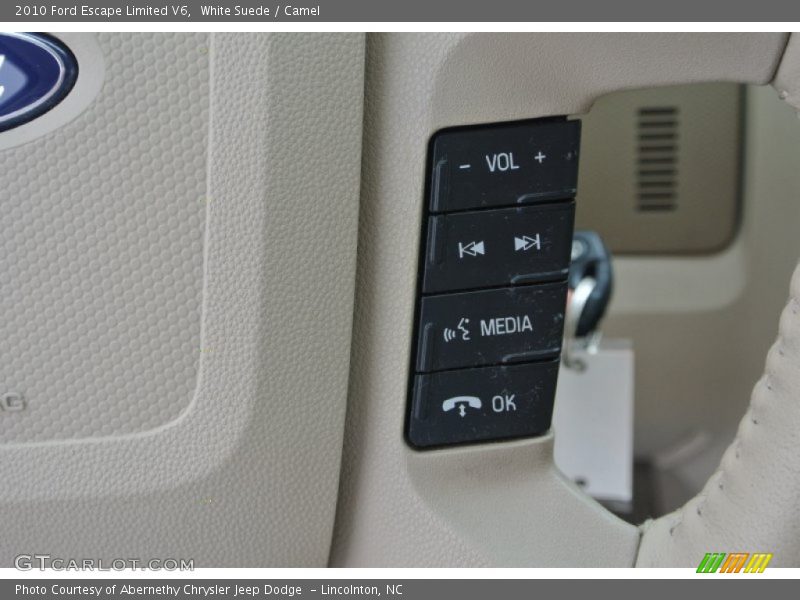 White Suede / Camel 2010 Ford Escape Limited V6