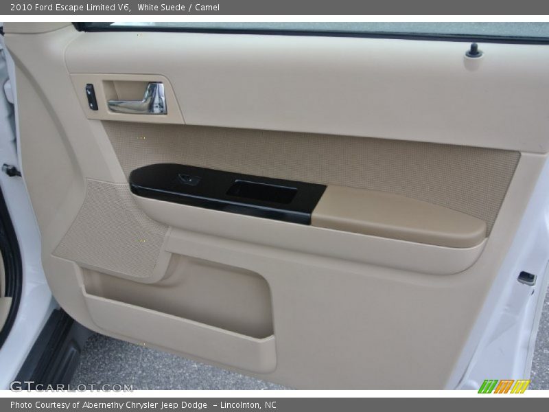White Suede / Camel 2010 Ford Escape Limited V6