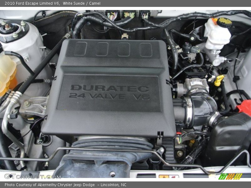 White Suede / Camel 2010 Ford Escape Limited V6