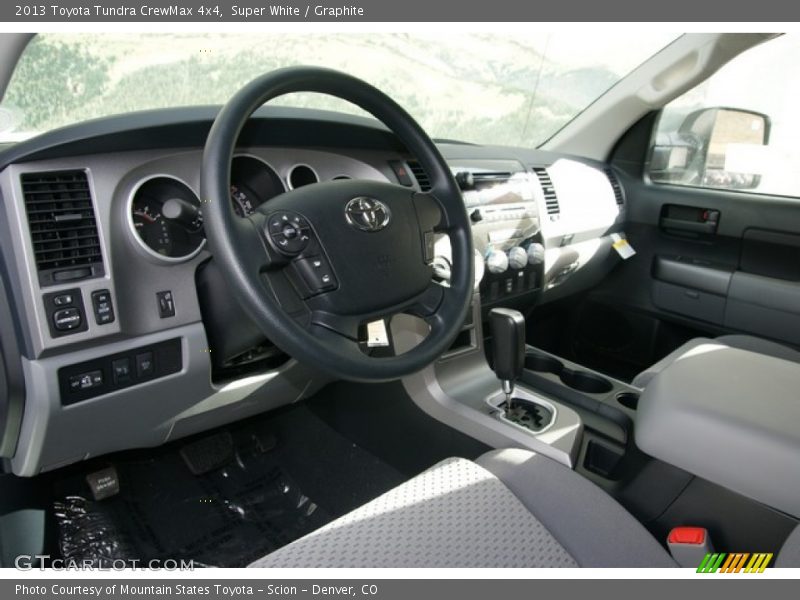 Super White / Graphite 2013 Toyota Tundra CrewMax 4x4