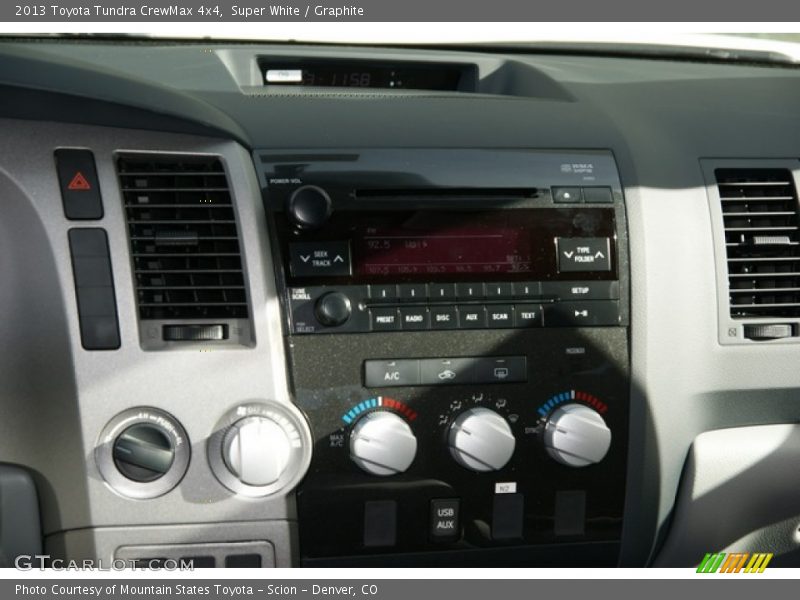 Super White / Graphite 2013 Toyota Tundra CrewMax 4x4