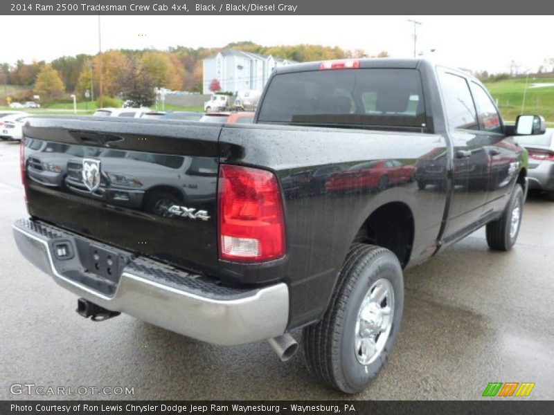 Black / Black/Diesel Gray 2014 Ram 2500 Tradesman Crew Cab 4x4