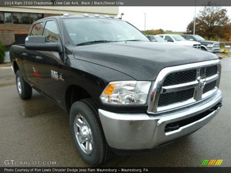 Black / Black/Diesel Gray 2014 Ram 2500 Tradesman Crew Cab 4x4
