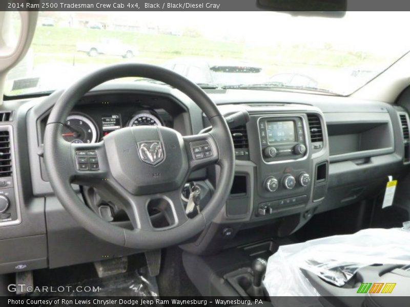 Black / Black/Diesel Gray 2014 Ram 2500 Tradesman Crew Cab 4x4