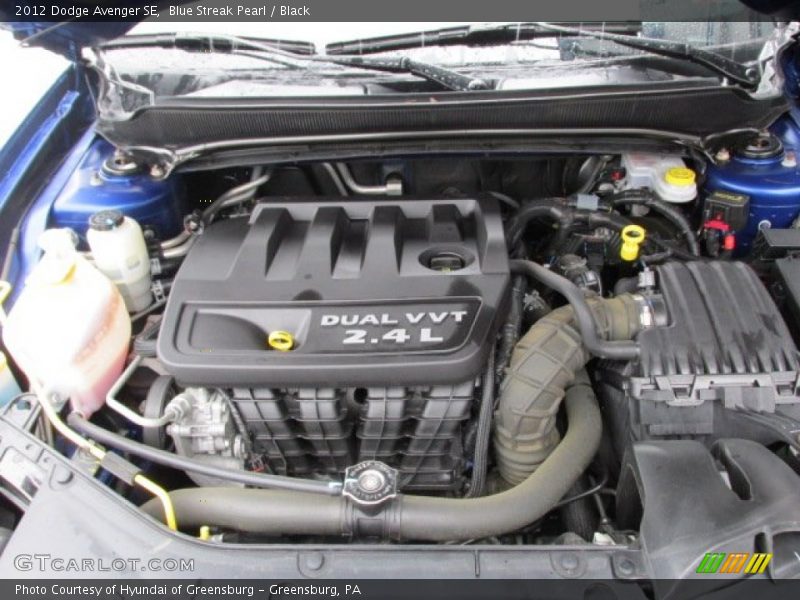 Blue Streak Pearl / Black 2012 Dodge Avenger SE