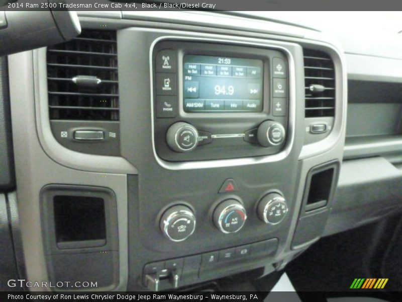 Black / Black/Diesel Gray 2014 Ram 2500 Tradesman Crew Cab 4x4