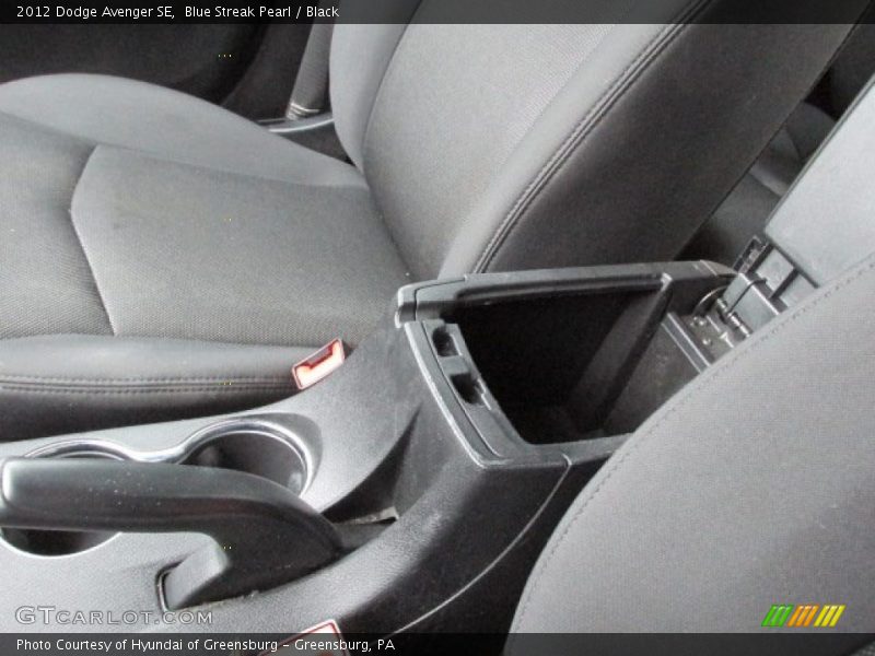 Blue Streak Pearl / Black 2012 Dodge Avenger SE