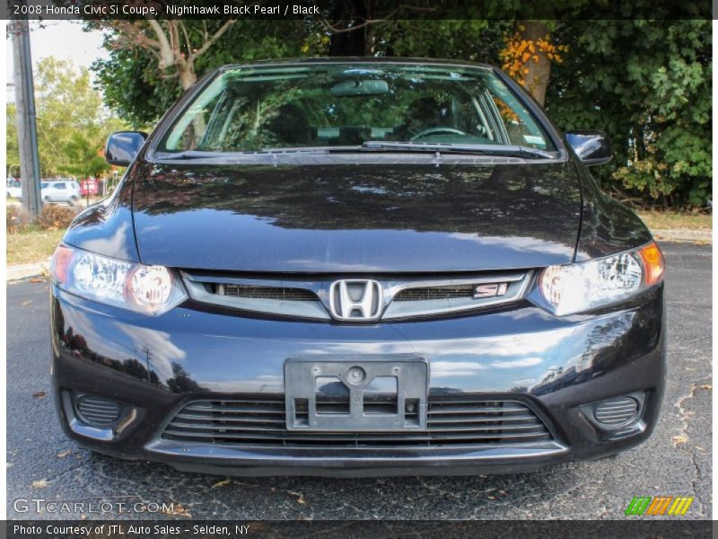 Nighthawk Black Pearl / Black 2008 Honda Civic Si Coupe