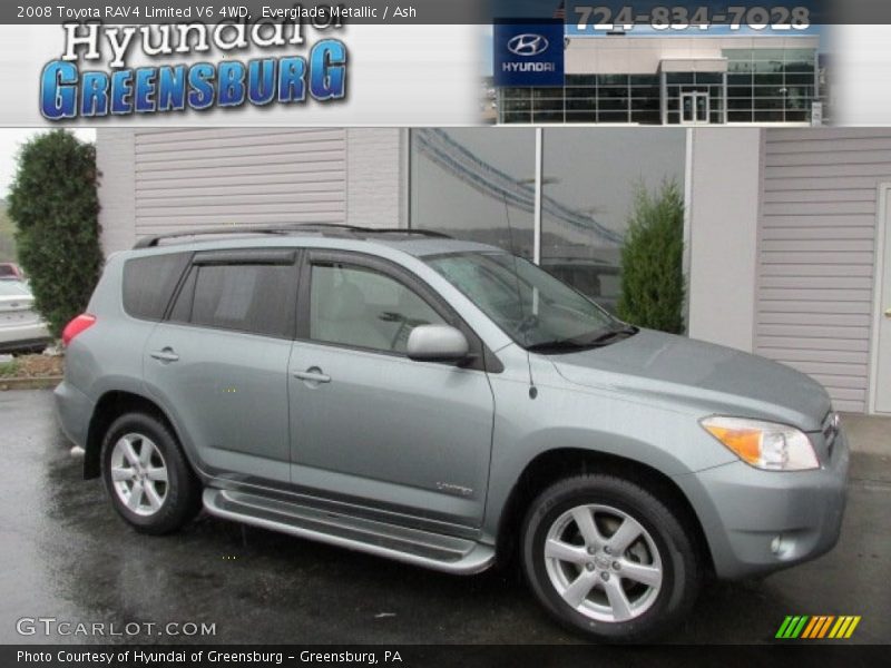 Everglade Metallic / Ash 2008 Toyota RAV4 Limited V6 4WD