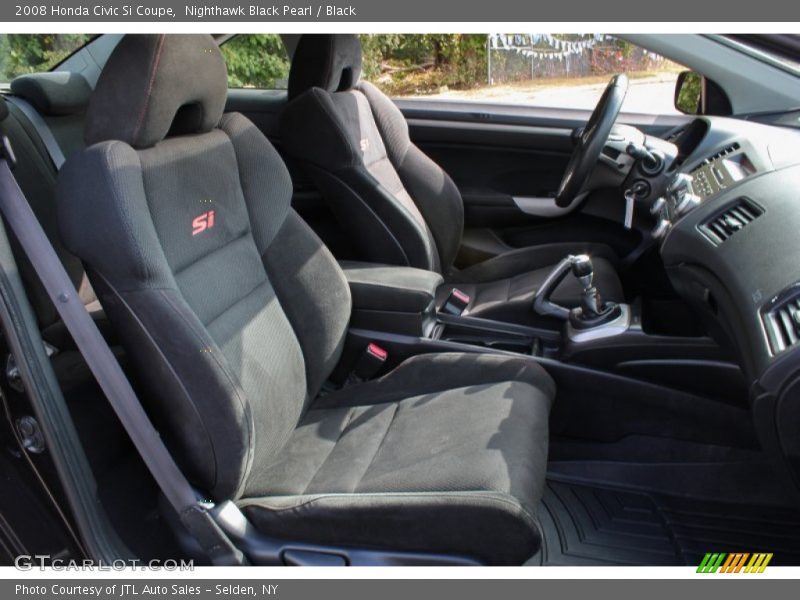 Nighthawk Black Pearl / Black 2008 Honda Civic Si Coupe