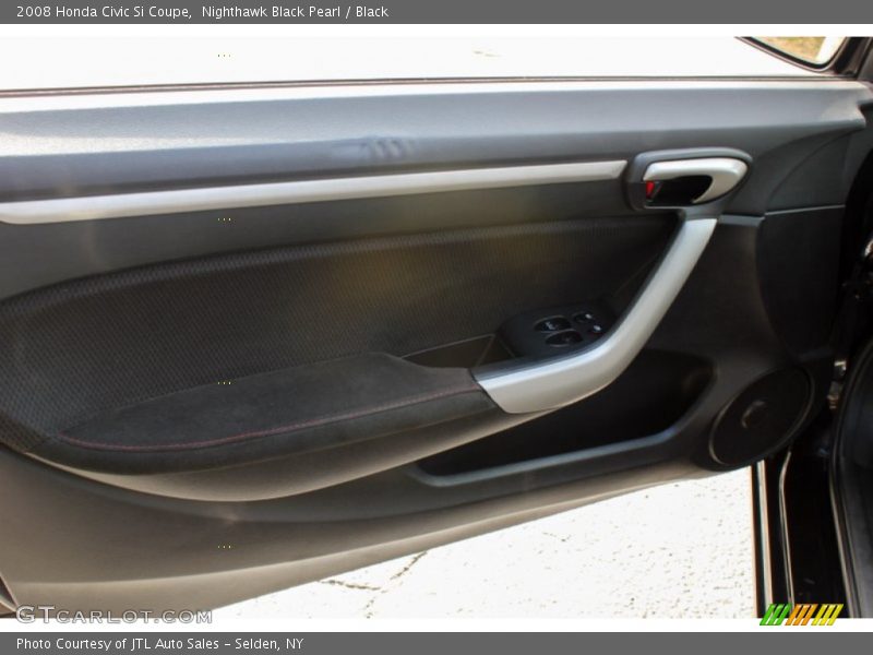 Nighthawk Black Pearl / Black 2008 Honda Civic Si Coupe