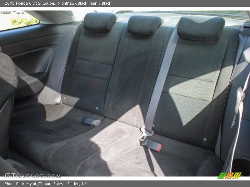 Nighthawk Black Pearl / Black 2008 Honda Civic Si Coupe