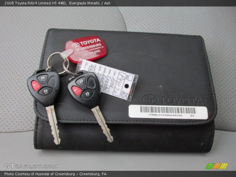 Everglade Metallic / Ash 2008 Toyota RAV4 Limited V6 4WD