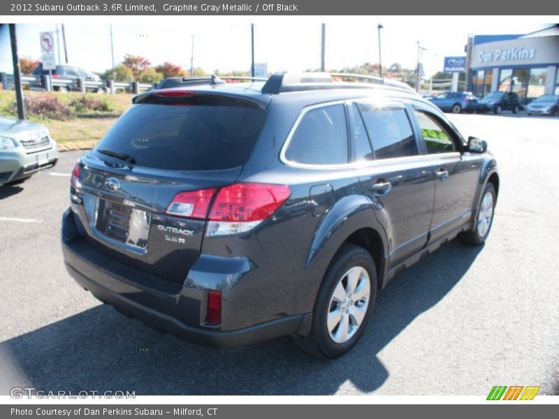 Graphite Gray Metallic / Off Black 2012 Subaru Outback 3.6R Limited