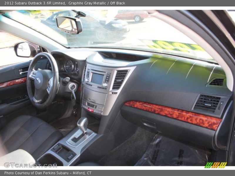 Graphite Gray Metallic / Off Black 2012 Subaru Outback 3.6R Limited