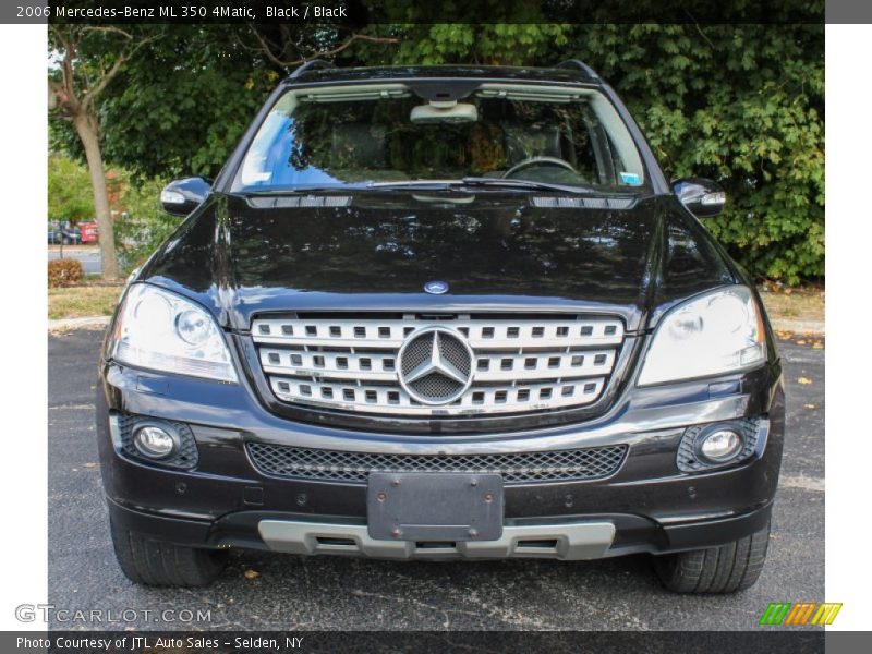 Black / Black 2006 Mercedes-Benz ML 350 4Matic