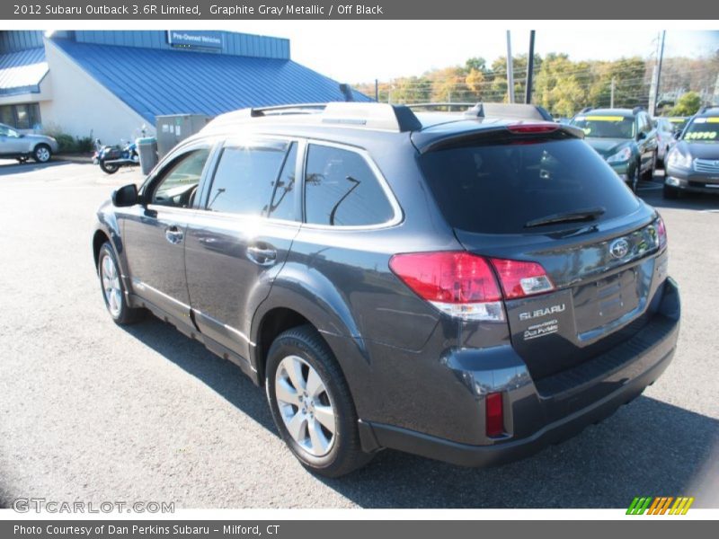 Graphite Gray Metallic / Off Black 2012 Subaru Outback 3.6R Limited