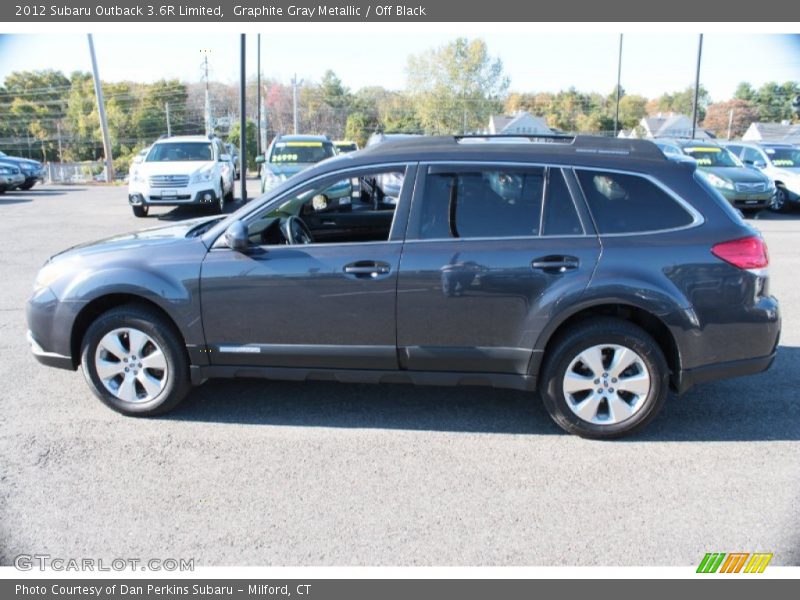 Graphite Gray Metallic / Off Black 2012 Subaru Outback 3.6R Limited