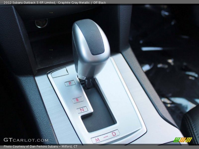 Graphite Gray Metallic / Off Black 2012 Subaru Outback 3.6R Limited