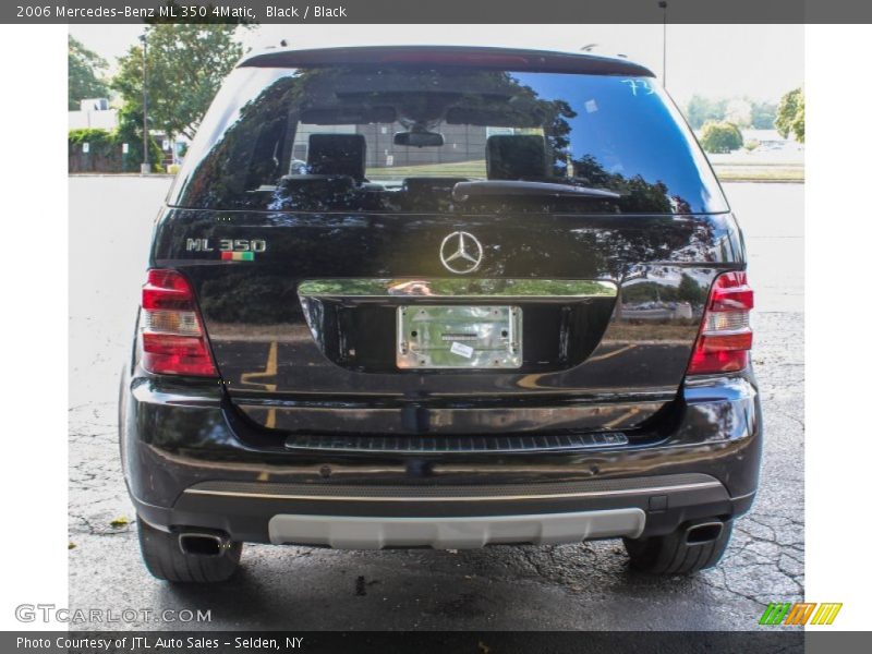 Black / Black 2006 Mercedes-Benz ML 350 4Matic