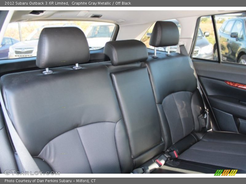 Graphite Gray Metallic / Off Black 2012 Subaru Outback 3.6R Limited