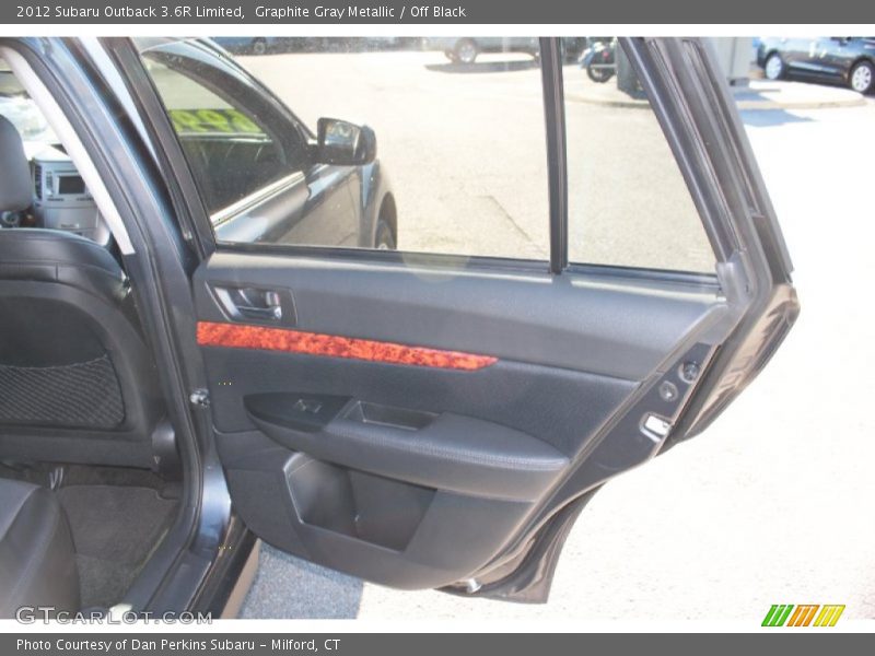 Graphite Gray Metallic / Off Black 2012 Subaru Outback 3.6R Limited