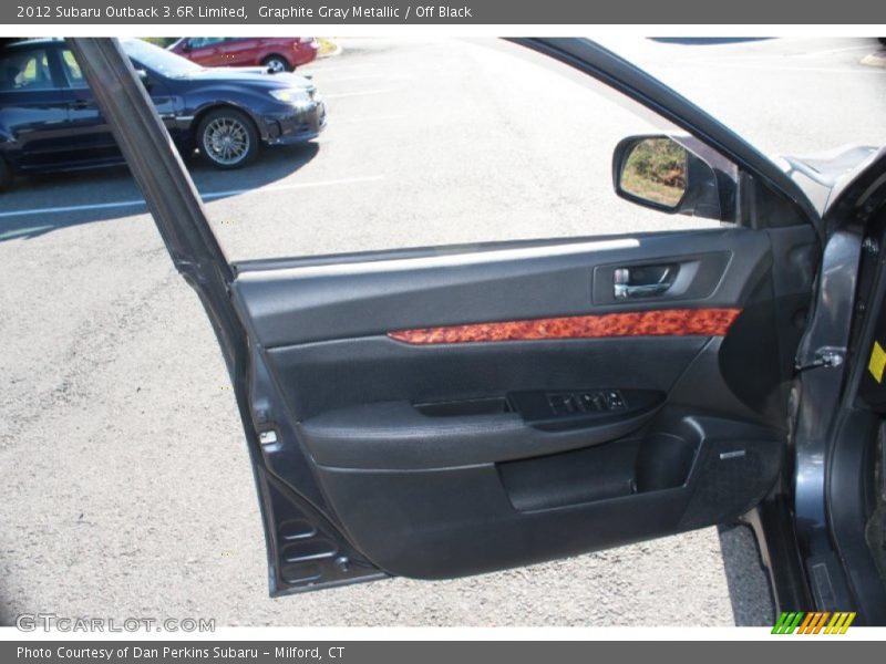 Graphite Gray Metallic / Off Black 2012 Subaru Outback 3.6R Limited