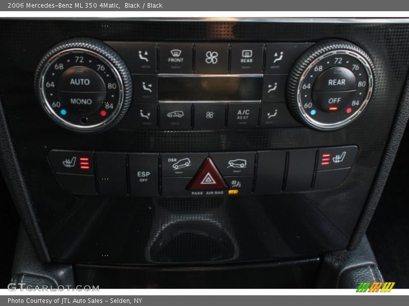 Black / Black 2006 Mercedes-Benz ML 350 4Matic
