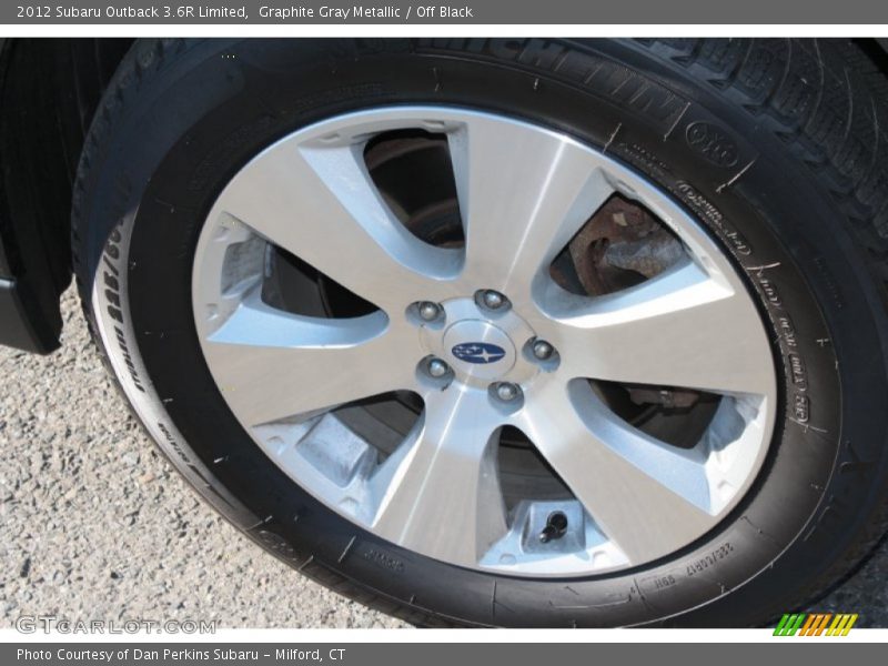 Graphite Gray Metallic / Off Black 2012 Subaru Outback 3.6R Limited