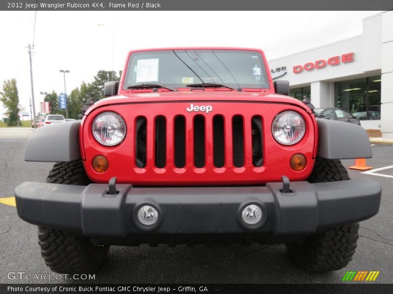 Flame Red / Black 2012 Jeep Wrangler Rubicon 4X4