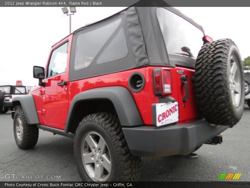 Flame Red / Black 2012 Jeep Wrangler Rubicon 4X4