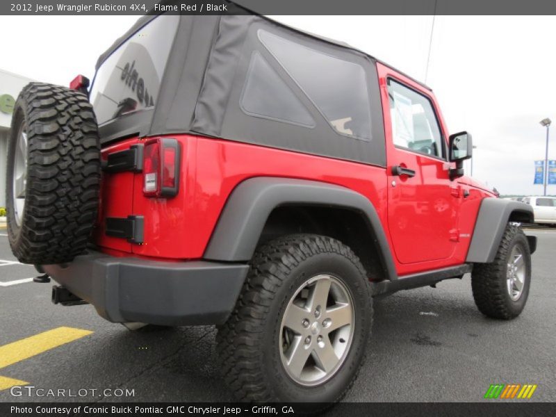 Flame Red / Black 2012 Jeep Wrangler Rubicon 4X4