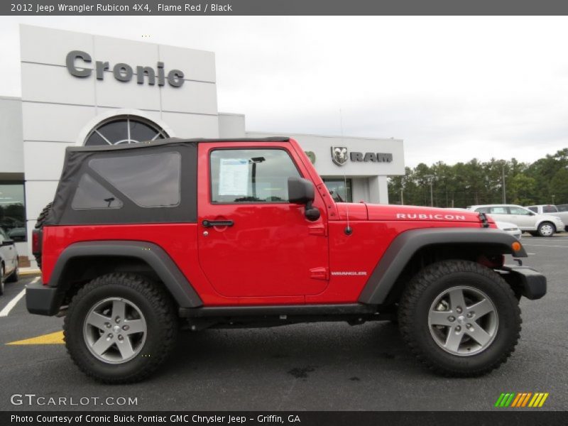 Flame Red / Black 2012 Jeep Wrangler Rubicon 4X4