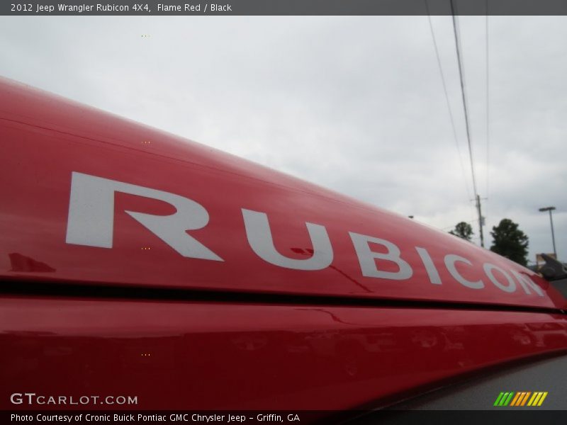 Flame Red / Black 2012 Jeep Wrangler Rubicon 4X4