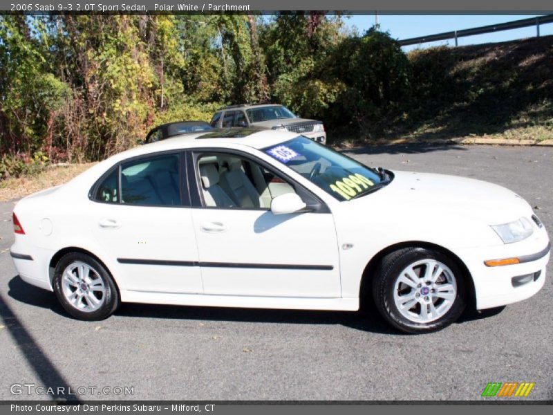 Polar White / Parchment 2006 Saab 9-3 2.0T Sport Sedan