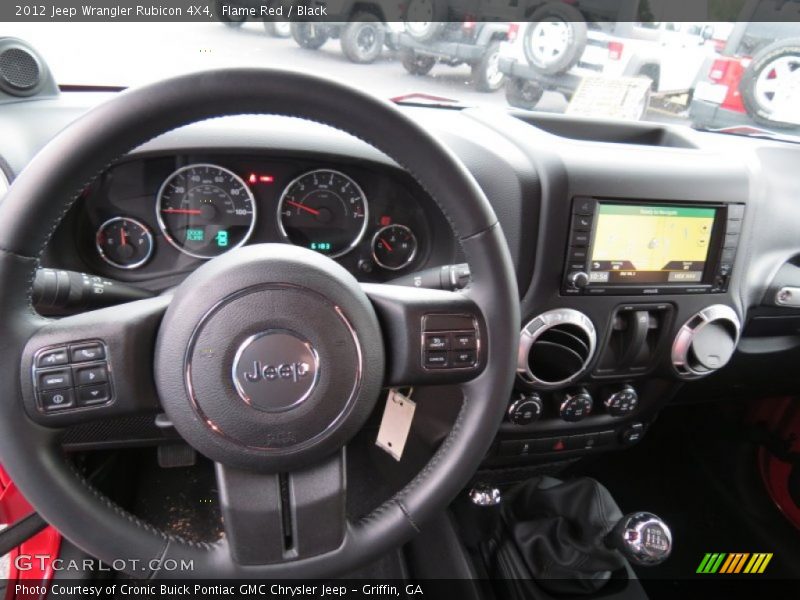 Flame Red / Black 2012 Jeep Wrangler Rubicon 4X4