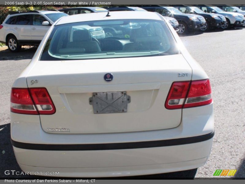 Polar White / Parchment 2006 Saab 9-3 2.0T Sport Sedan